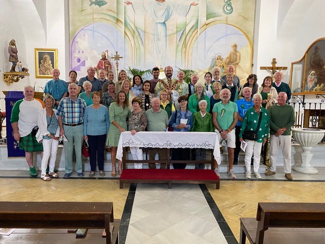  Mojácar’s Irish Catholic community has celebrated the festivity of its patron saint, Saint Patrick, in the Santa María Parish Church.